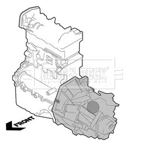 - Опора двигуна Ford Focus, Maz 3, Vol V40 03- BORG & BECK BEM3836