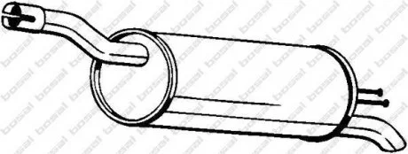 Глушитель задний, 1.3, 1.9 D/JTD BOSAL 148-351