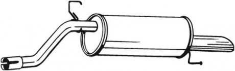 Глушник вихлопних газів кінцевий BOSAL 185-313