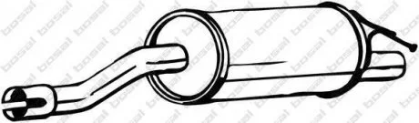 Глушник задня частина Dacia Duster 10- Renault Duster 12- BOSAL 200-091