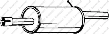 Глушник задній Renault Logan 04- BOSAL 200555 (фото 1)