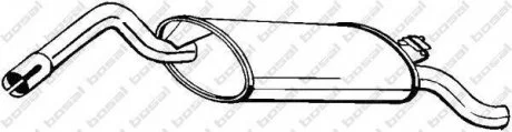 Глушник задня частина SKODA Favorit (89-95) (220-649) BOSAL 220649