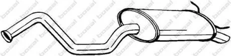 Глушитель задняя часть RENAULT LAGUNA I 94-97 (278-769) BOSAL 278769