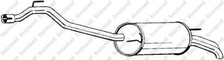 Глушник вихлопних газів кінцевий BOSAL 283-483