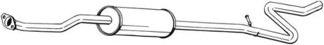 Середній глушник вихлопних газів BOSAL 287-089