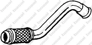 Труба выхлопного газа BOSAL 700-087