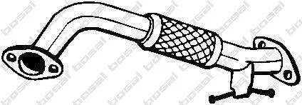 Труба выхлопная FORD FOCUS C-M 03- (739-605) BOSAL 739605