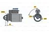 Стартер 12V 1.1 kW CHEVROLET: AVEO,LACETTI, DAEWOO LANOS BOSCH 0001107401 (фото 6)