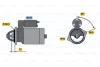 Стартер BOSCH 0001108123 реставрація 0001108123