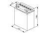 Мотоциклетна акумуляторна батарея 12V 12 А*ч 160А - кратн. 4 шт BOSCH 0092M4F300 (фото 2)