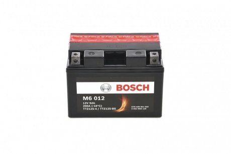 Аккумулятор сухозаряженный AGM 9Ah 200А BOSCH 0 092 M60 120 (фото 1)