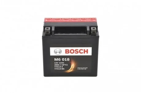 Аккумулятор бортовой сети, 02- (12V 12Ah 200A) BOSCH 0 092 M60 180 (фото 1)
