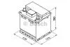 Стартерна акумуляторна батарея BOSCH 0 092 S40 000 (фото 2)