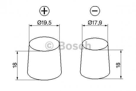 Стартерная аккумуляторная батарея BOSCH 0 092 S40 000 (фото 1)