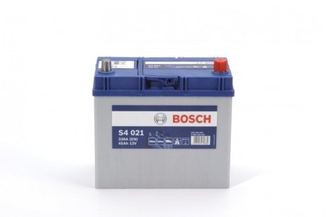 Акумулятор 45Ah-12v (S4021) (238x129x227),R,EN330(Азія)) BOSCH 0092S40210 (фото 1)