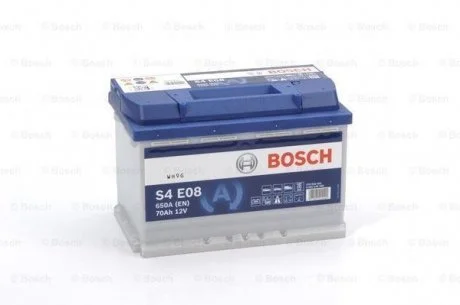 Аккумулятор S4 EFB 70 Ah, EN 760 правый &quot;+&quot; 278x175x190 (ДхШхВ) с-ма START-STOP BOSCH 0 092 S4E 080 (фото 1)