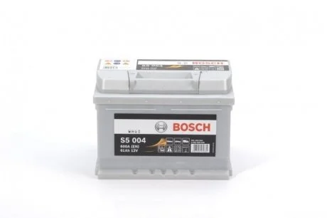 Акумулятор 61Ah-12v (S5004) (242x175x175),R,EN600 BOSCH 0092S50040