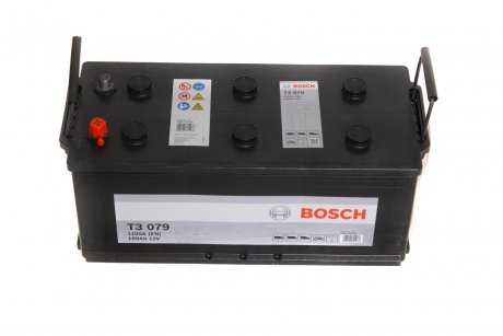 Акумулятор 180Ah-12v (T3079) (513x223x223),R,EN1100 BOSCH 0092T30790