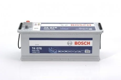 Акумулятор 140Ah-12v (T4076) (513x189x223),L,EN800 BOSCH 0092T40760 (фото 1)