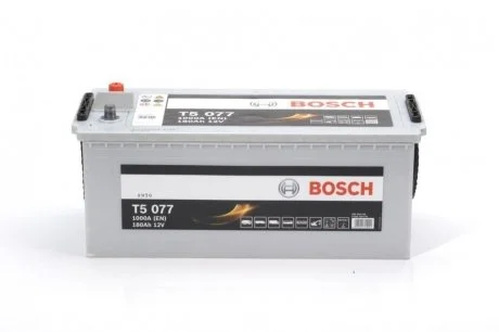 Аккумулятор 180Ah-12v (T5077) (513x223x223),L,EN1000 BOSCH 0092T50770