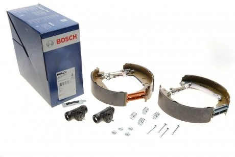 Компл. барабанных колодок с тормозными цилиндрами BOSCH 0204114112