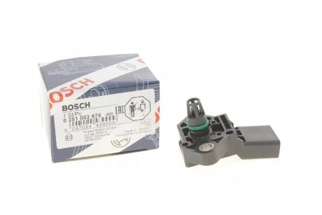 Датчик тиску наддува Caddy III/T5 1.6/2.0 TDI 10- BOSCH 0281002976