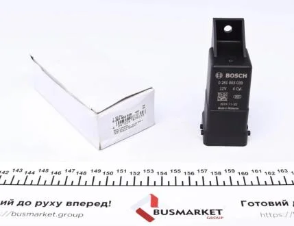 Реле свічок розжарювання Ducato/Daily 2.2/2.3/3.0 D/Multijet 06- BOSCH 0281003039