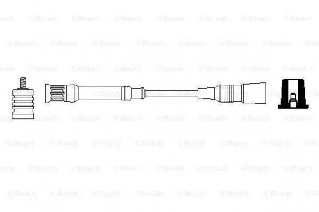 Автомобильный высоковольтный провод BOSCH 0356912898