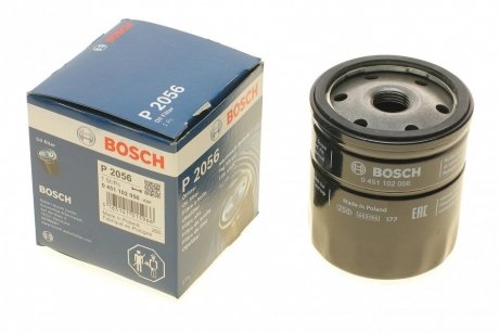 Фільтр масляний двигуна BOSCH 0451102056
