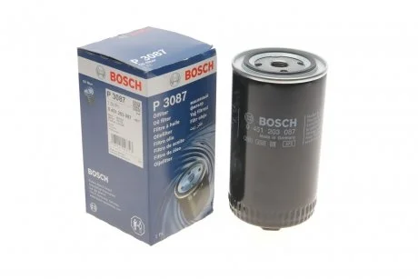 Фильтр масляный VW Transporter 2.4D -9/90, 2.5, LT28, LT31, LT35 2.7D BOSCH 0451203087