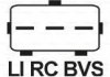 Генератор_ 14В 150А LAND ROVER Discovery III/Range Rover Sport \'\'2,7TD \'\'04-09 BOSCH 0986082400 (фото 1)