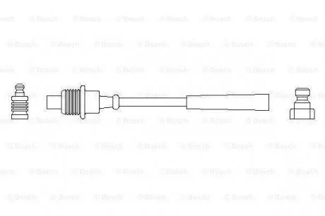 J70 Провод высокого напр жени CITROEN 1,6 85-94 PEUGEOT 1,6/1,9 BOSCH 0986356151
