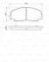 Тормозные колодки дисковые DAIHATSU Rocky/Rugger''F''2.2-2.8''93-02 0986424297