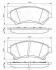 Гальмівні колодки перед. дискові Opel Sintra 2.2-3.0 -99 0986424466