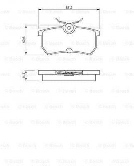 АКЦІЯ!!! Гальмівні колодки дискові BOSCH 0986424472