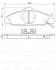 Тормозные колодки дисковые DAEWOO Korando/Musso 2.3,2.9,3.2 -05 0986424551