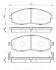 Тормозные колодки дисковые HYUNDAI H-1 -02 BOSCH 0986424670 (фото 1)