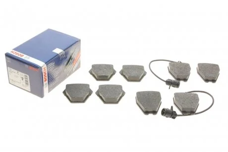 Комплект тормозных колодок, дисковый тормоз BOSCH 0986424689