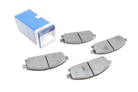 Комплект тормозных колодок, дисковый тормоз BOSCH 0986424715 (фото 1)