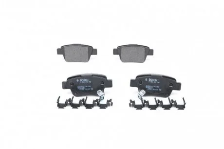 Комплект гальмівних колодок, дискове гальмо BOSCH 0986424798
