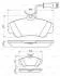 BOSCH Тормозные колодки диск. передн.(с датч.) AUDI 80/100 0986461115