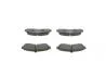 NISSAN Колодки тормозные передние MICRA 1.0/1.3-16V 10/92- BOSCH 0986461122 (фото 2)