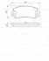 Тормозные колодки дисковые ALFA ROMEO 164/FIAT Croma90 -98 BOSCH 0986461770 (фото 1)