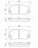 Гальмівні колодки дискові RENAULT Espace -01 BOSCH 0986463490 (фото 8)