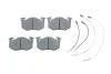 Тормозные колодки диск.передн.(с датч.)CITROEN,RENAULT BOSCH 0986466350 (фото 1)