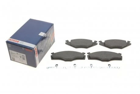 Комплект гальмівних колодок, дискове гальмо BOSCH 0986468871