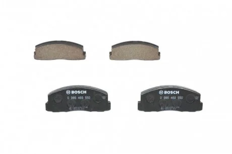 Комплект тормозных колодок, дисковый тормоз BOSCH 0986469550