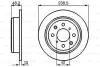 Диск тормозной BOSCH 0986478350 (фото 1)