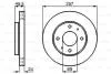 Диск тормозной передний HYUNDAI Sonata, Lantra - 96- (257*24) BOSCH 0986478774 (фото 1)