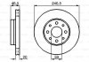 Гальмівний диск BOSCH 0 986 478 878 (фото 1)